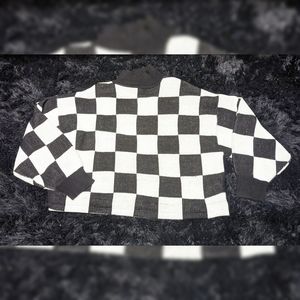 H&M checkered sweater